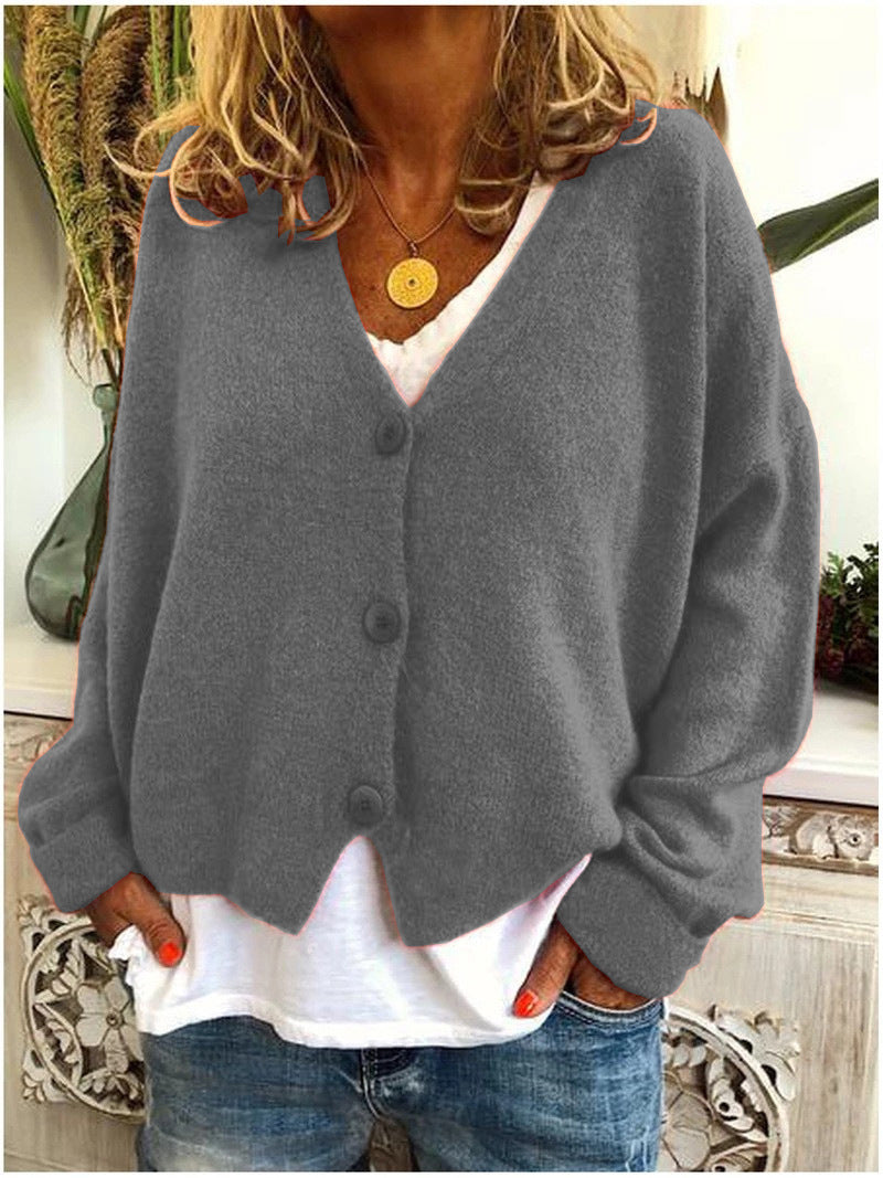 Women's Cozy Knit Sweater Cardigan