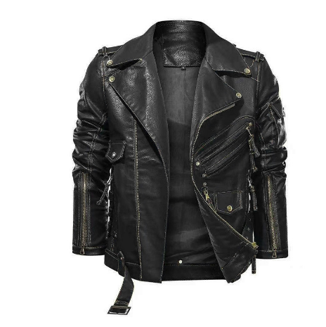 Dark Navy Men's Bomber Jacket - OutfitLondon