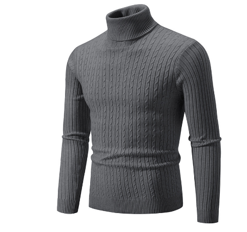 Thin Fit Merino Wool Turtleneck Sweater