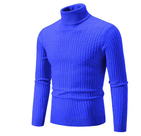 Warm Mens Turtleneck Winter Sweater