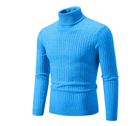 Warm Mens Turtleneck Winter Sweater