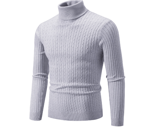 Thin Fit Merino Wool Turtleneck Sweater