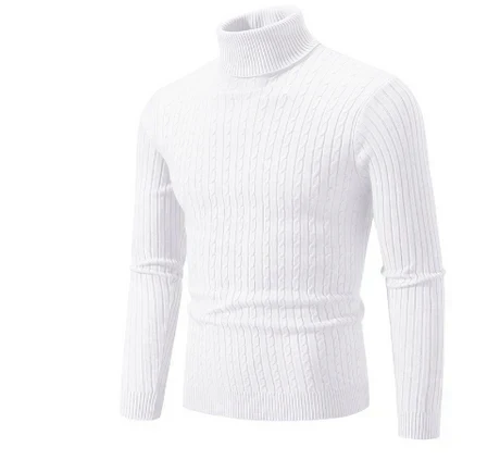 Warm Mens Turtleneck Winter Sweater