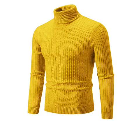 Warm Mens Turtleneck Winter Sweater
