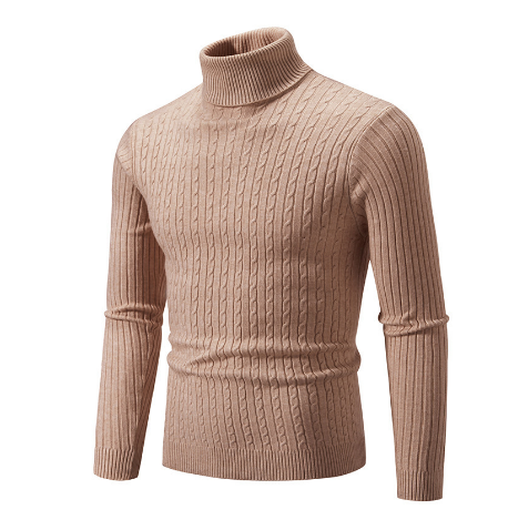 Thin Fit Merino Wool Turtleneck Sweater