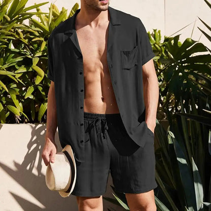 Qerwin Set | Men's Short-Sleeve Lounge Outfit