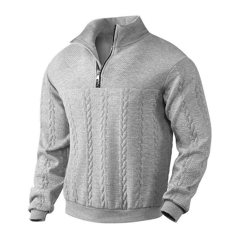 Breathable Quarter Zip Pullover Sweater