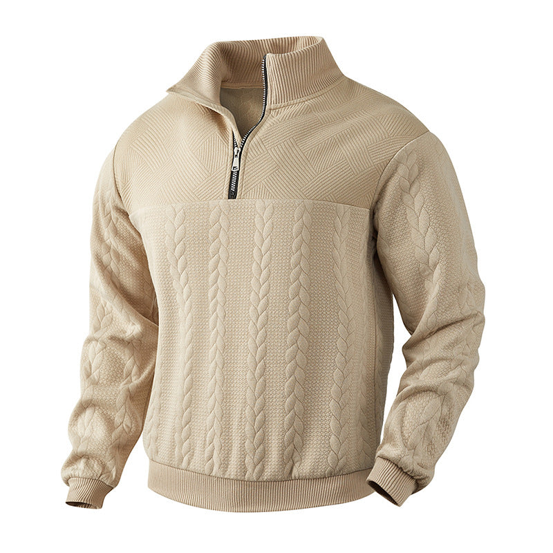 Breathable Quarter Zip Pullover Sweater