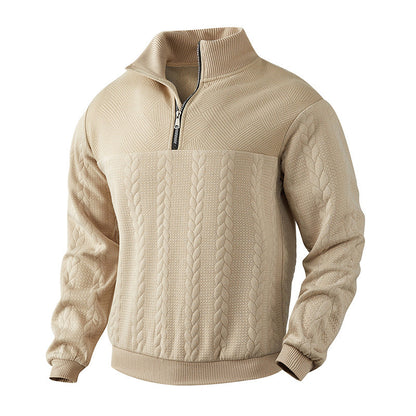 Breathable Quarter Zip Pullover Sweater