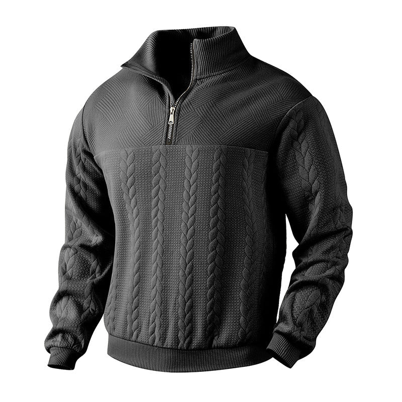 Breathable Quarter Zip Pullover Sweater