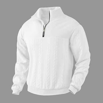 Breathable Quarter Zip Pullover Sweater