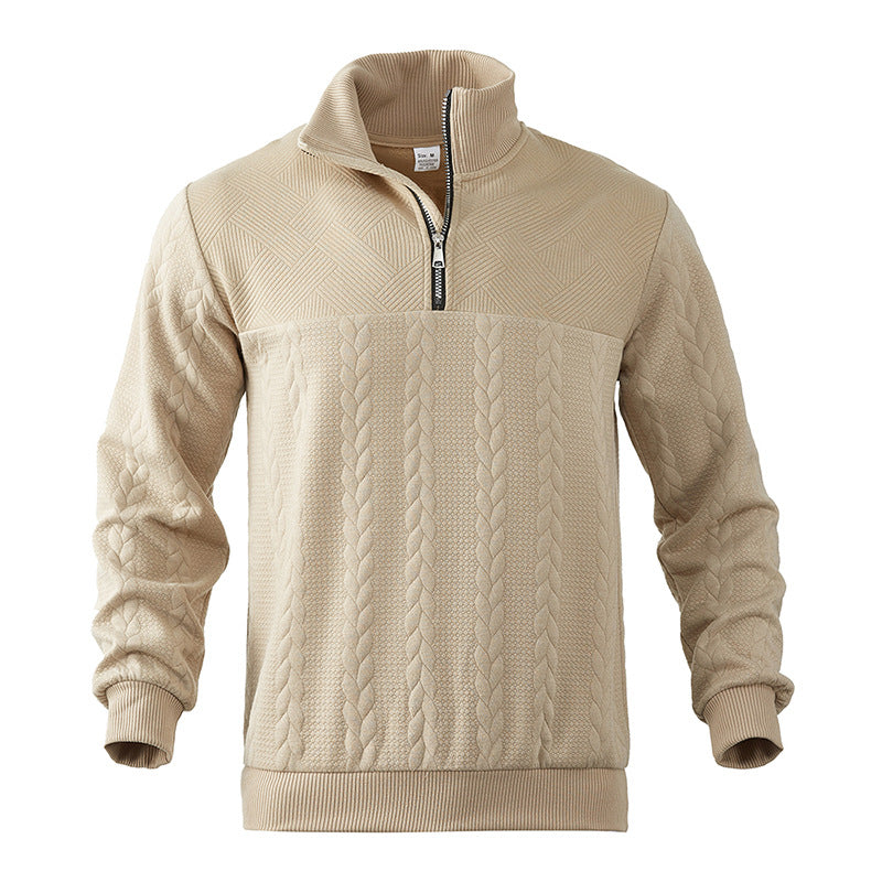 Breathable Quarter Zip Pullover Sweater