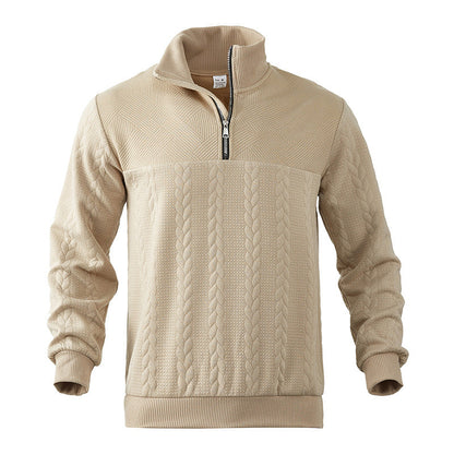 Breathable Quarter Zip Pullover Sweater