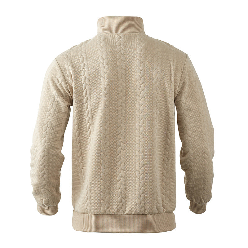 Breathable Quarter Zip Pullover Sweater