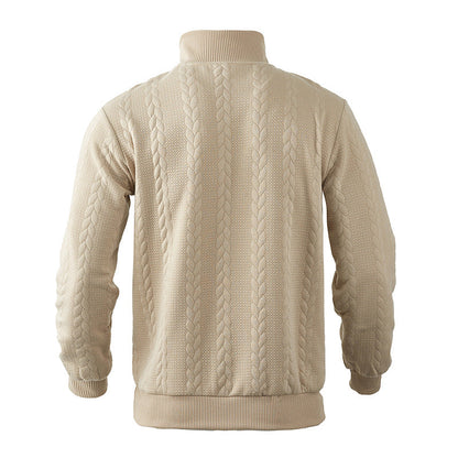 Breathable Quarter Zip Pullover Sweater