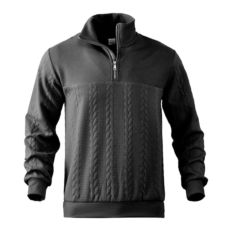 Breathable Quarter Zip Pullover Sweater