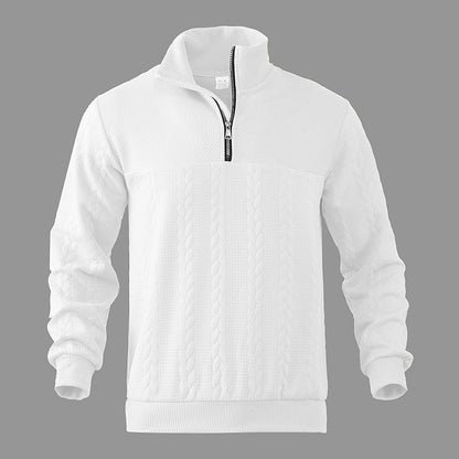 Breathable Quarter Zip Pullover Sweater