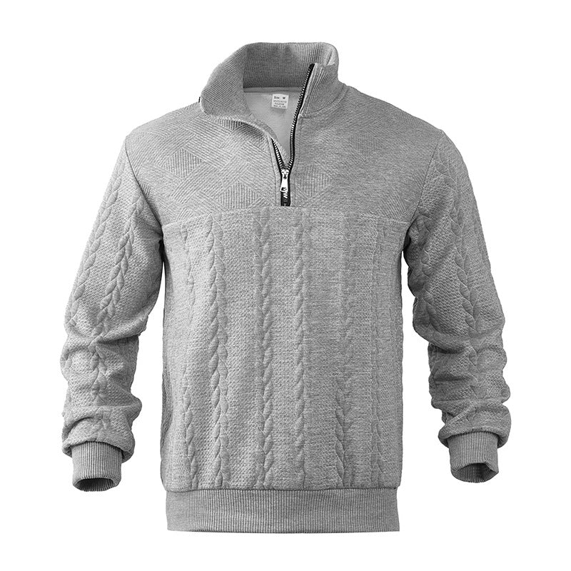 Breathable Quarter Zip Pullover Sweater - OutfitLondon