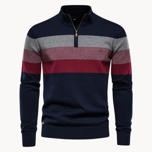 Men's Striped Sweater - OutfitLondon