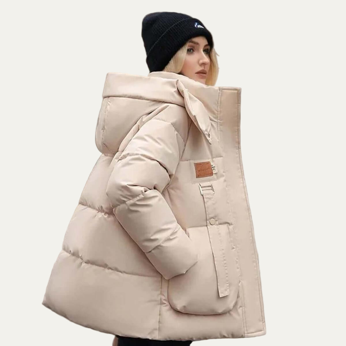 Relaxed Fit Hooded Snow Parka Jacket - OutfitLondon