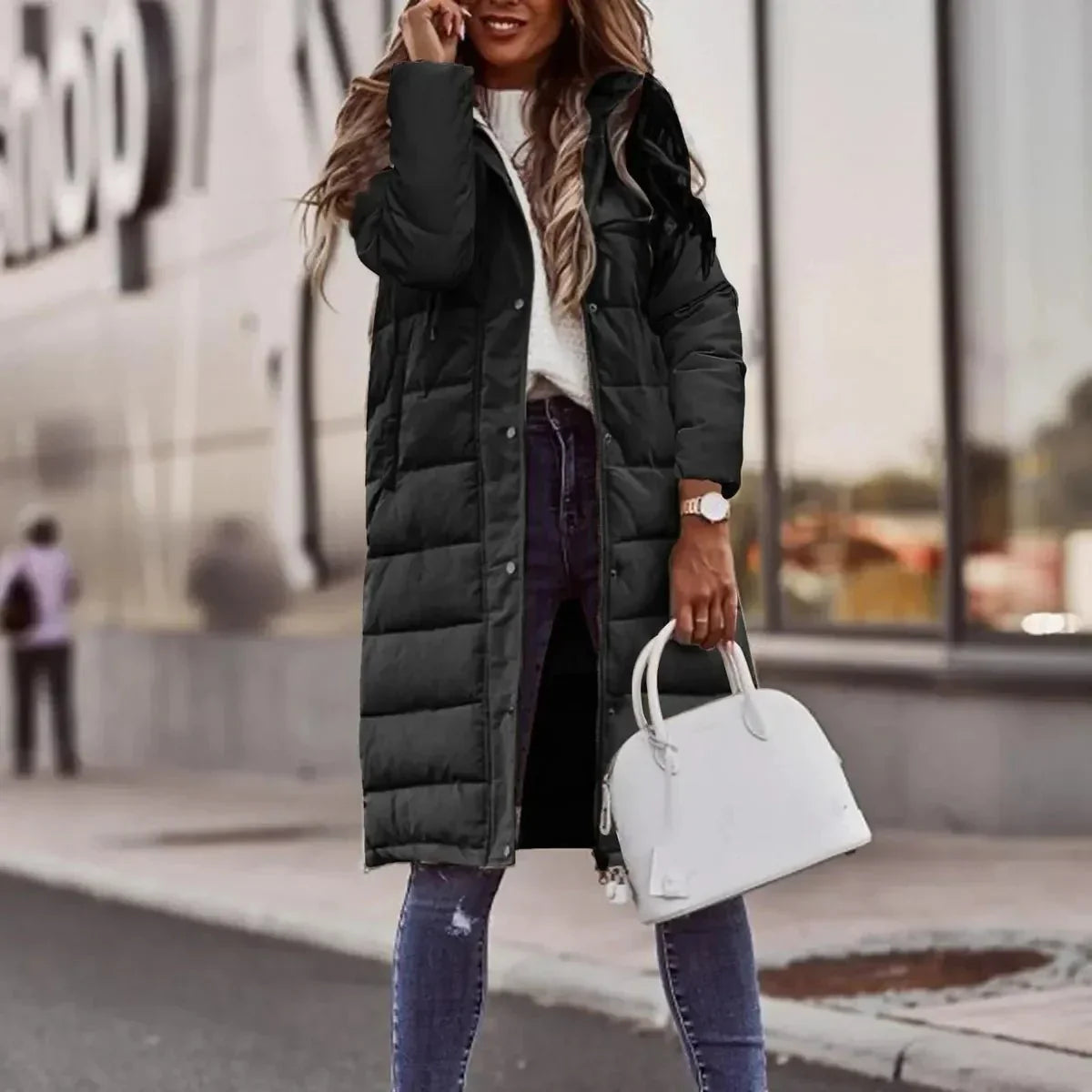 Cozy Women's Insulated Hooded Winter Jacket - OutfitLondon