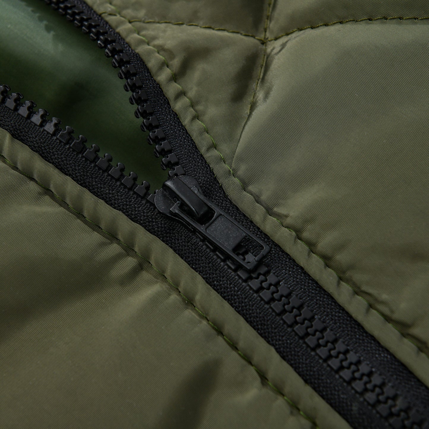 Slim Fit Padded Bomber Coat