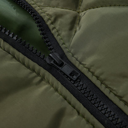Slim Fit Padded Bomber Coat