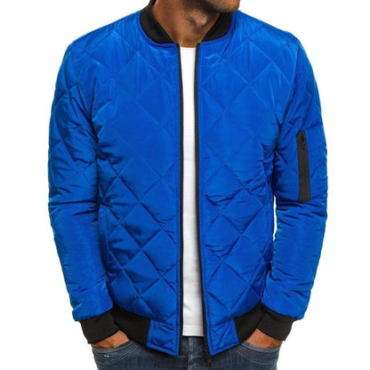 Slim Fit Padded Bomber Coat