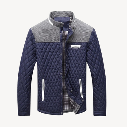 Warm Quilted Puffer Jacket for Men