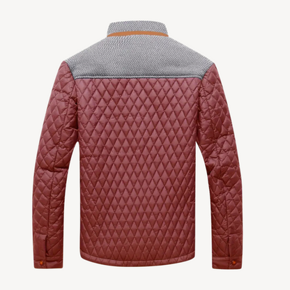 Warm Quilted Puffer Jacket for Men