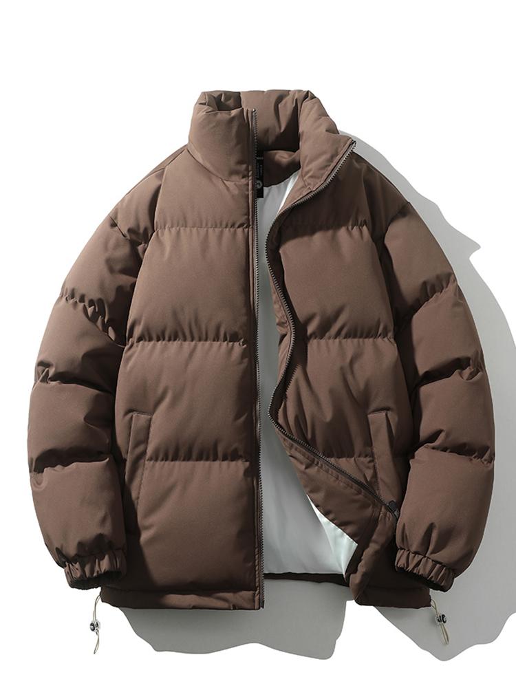 Casual Men's Insulated Puffer Coat - OutfitLondon