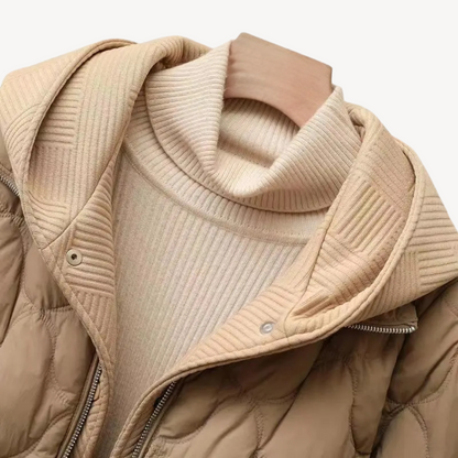 Ladies Cozy Fleece Lined Parka Coat