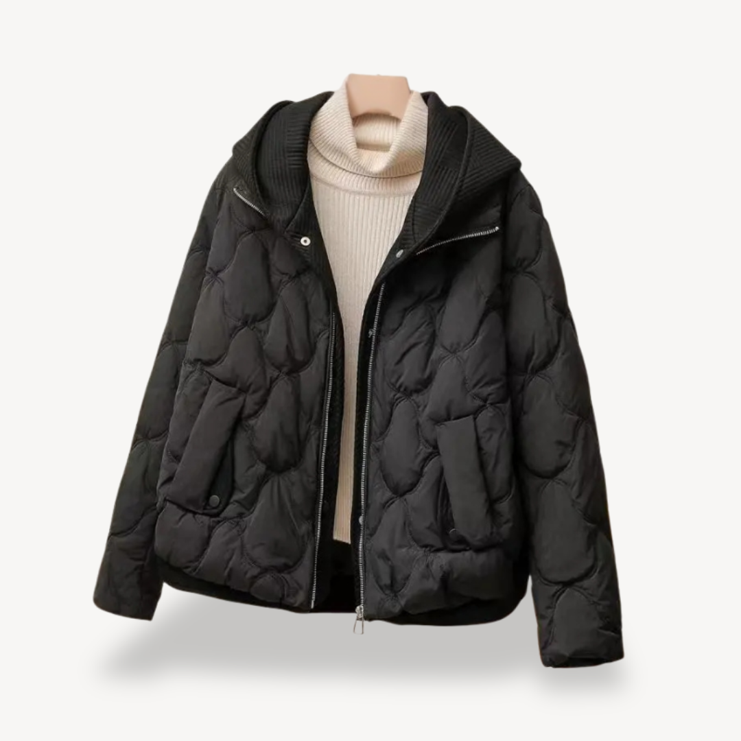 Ladies Cozy Fleece Lined Parka Coat