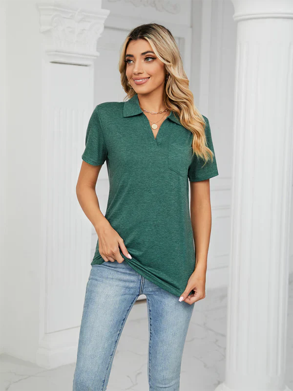 Classic Fit Short Sleeve Polo Shirt