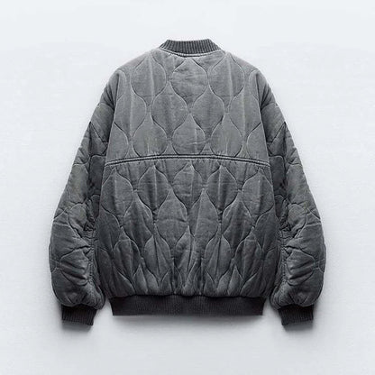 Soft Women's Puffy Winter Coat - Warm Relaxed Fit Jacket
