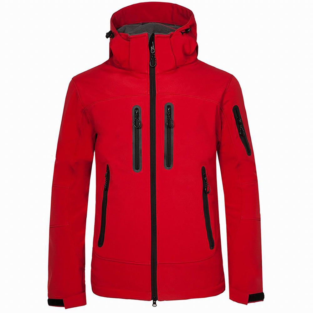 Waterproof Men's Zipper Hooded Coat