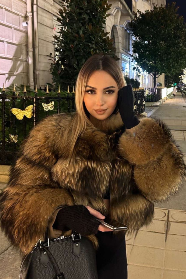 Cozy Fake Fur Jacket - Warm Winter Parka Coat - OutfitLondon