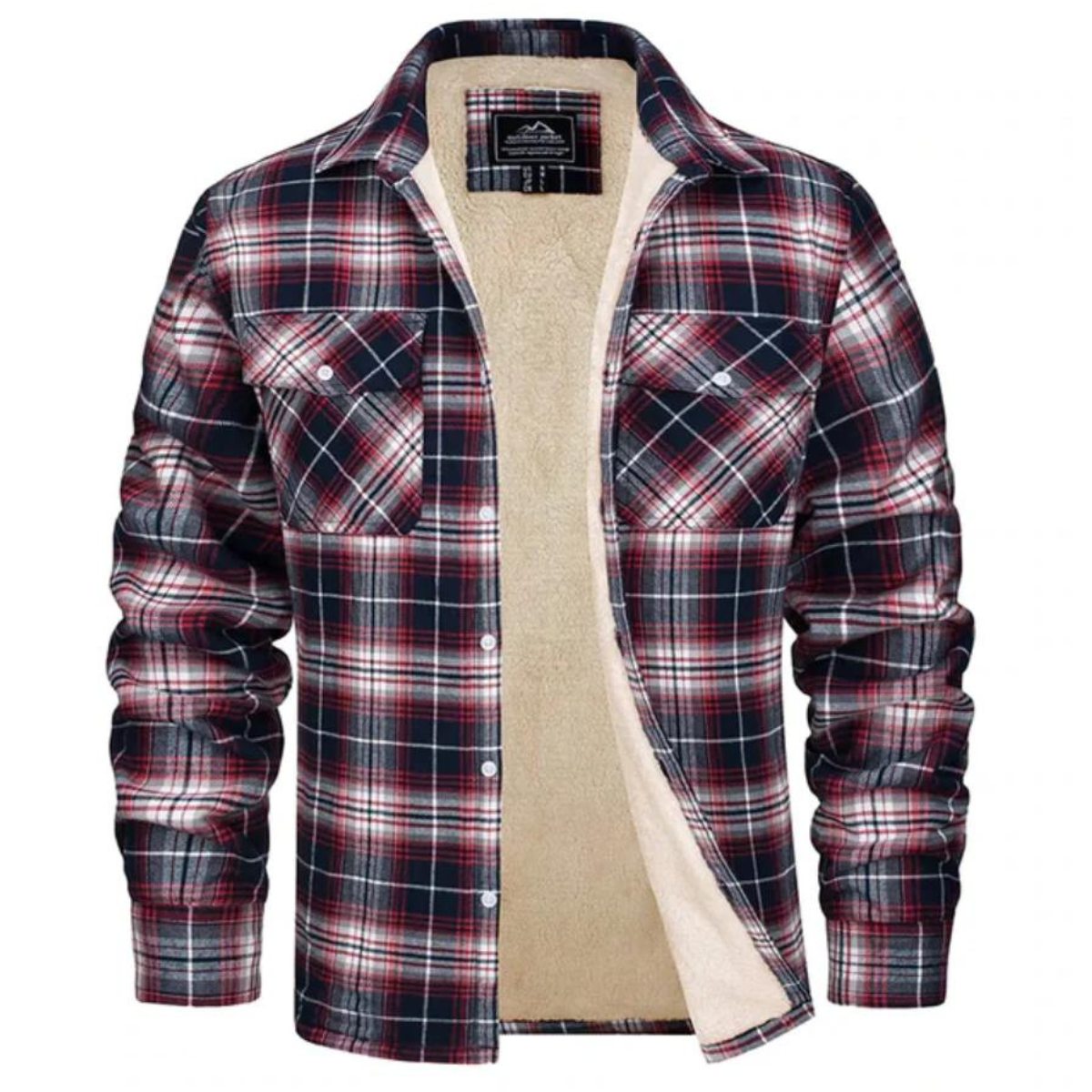 Cozy Flannel Insulated Shirt Jacket