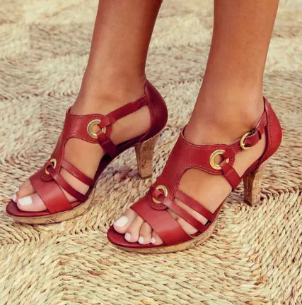 Mary: High Heel Summer Sandals