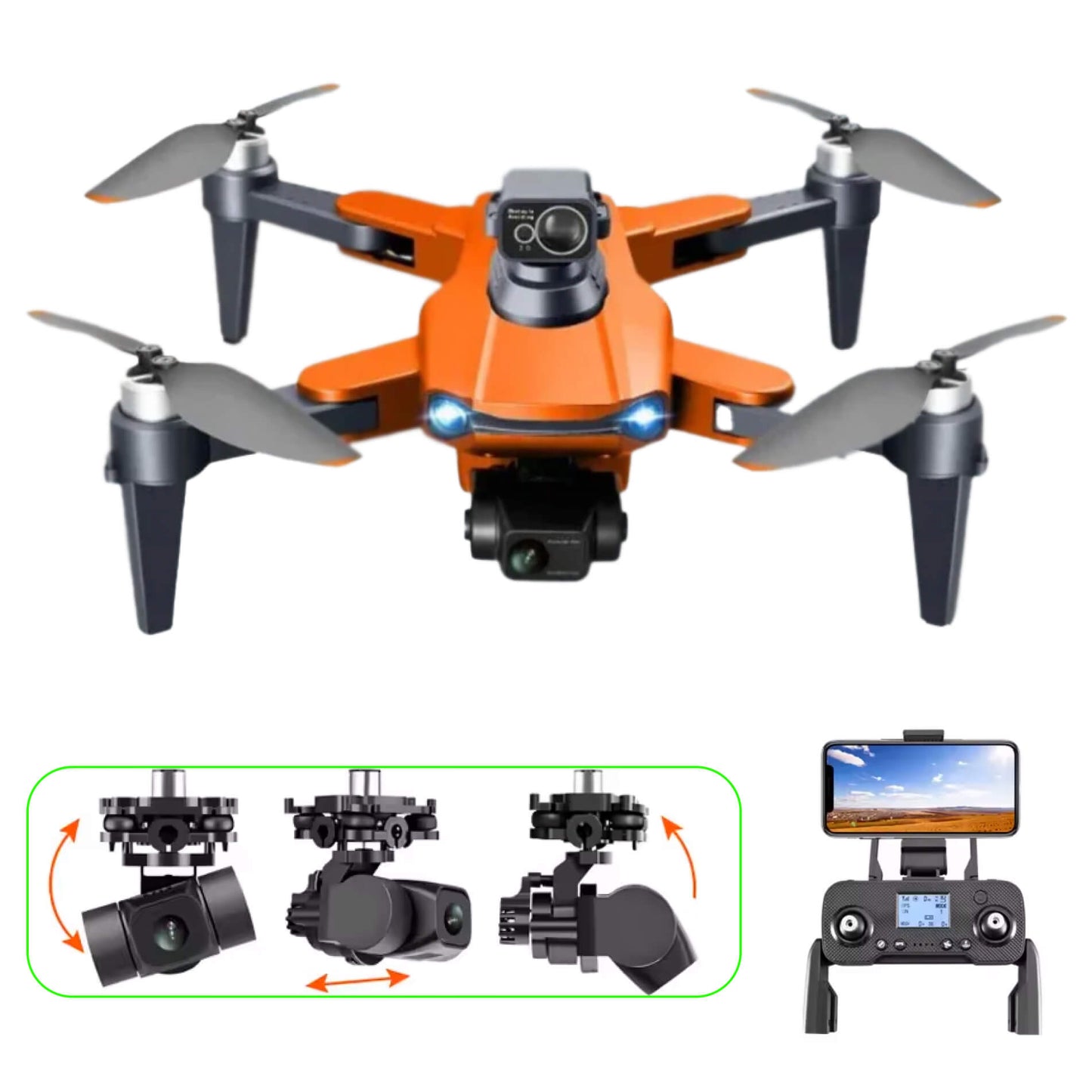 Premium 8K GPS Drone with Dual 4K Camera - OutfitLondon