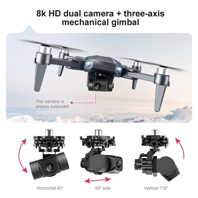 Premium 8K GPS Drone with Dual 4K Camera