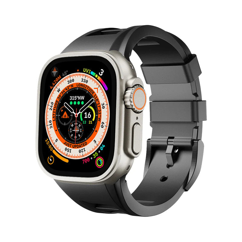 Flexible Rubber Apple Watch Fitness Band Strap