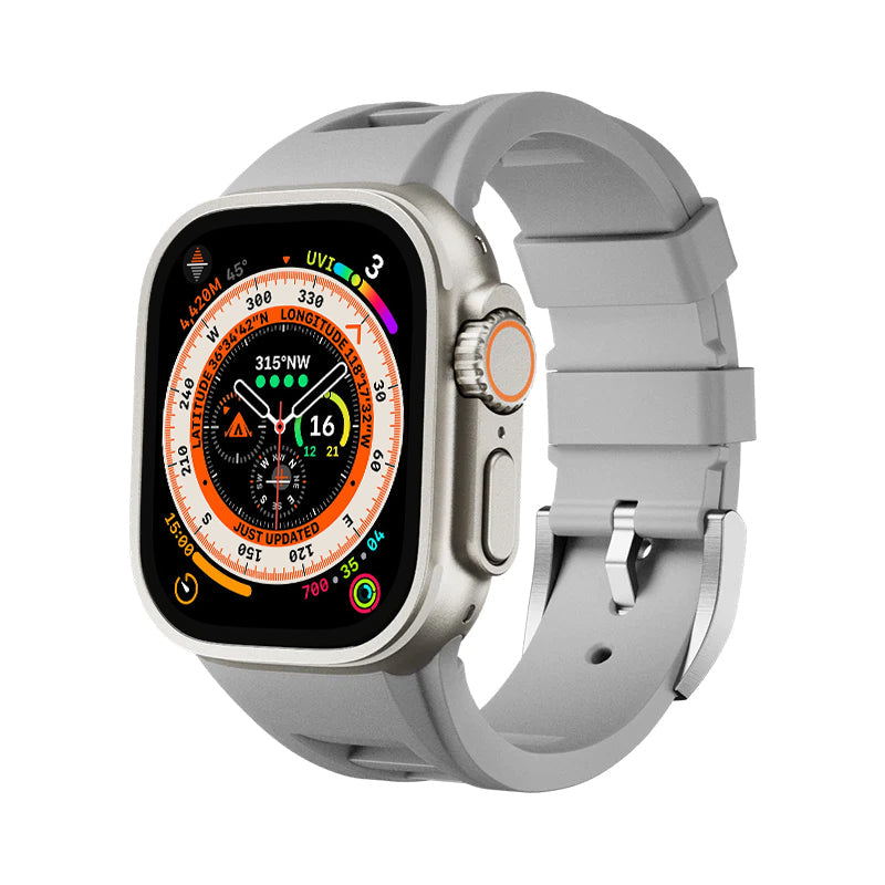 Flexible Rubber Apple Watch Fitness Band Strap