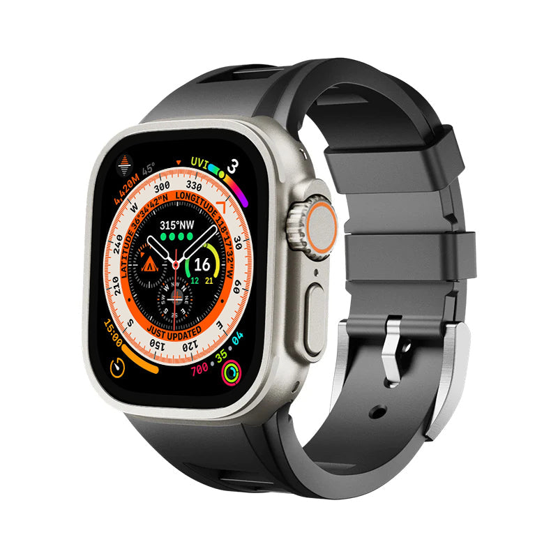 Flexible Rubber Apple Watch Fitness Band Strap