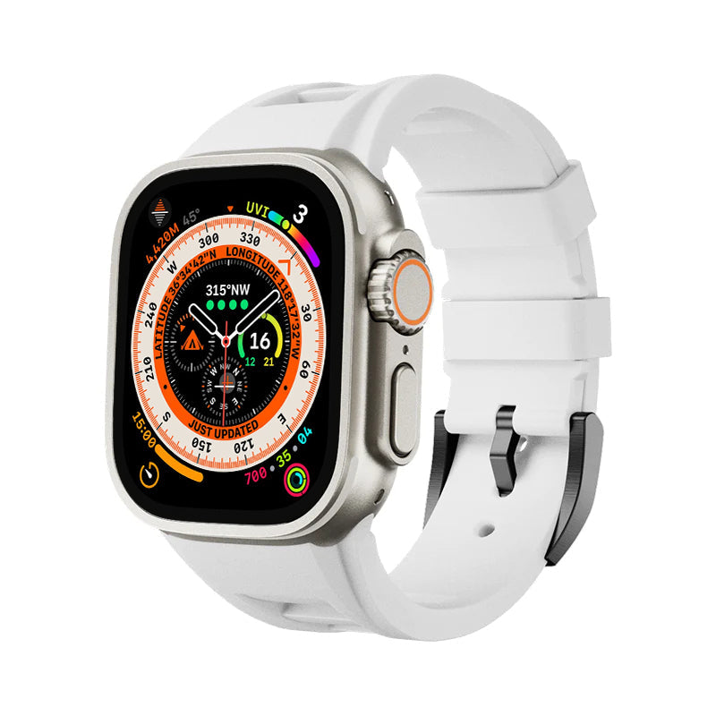 Flexible Rubber Apple Watch Fitness Band Strap