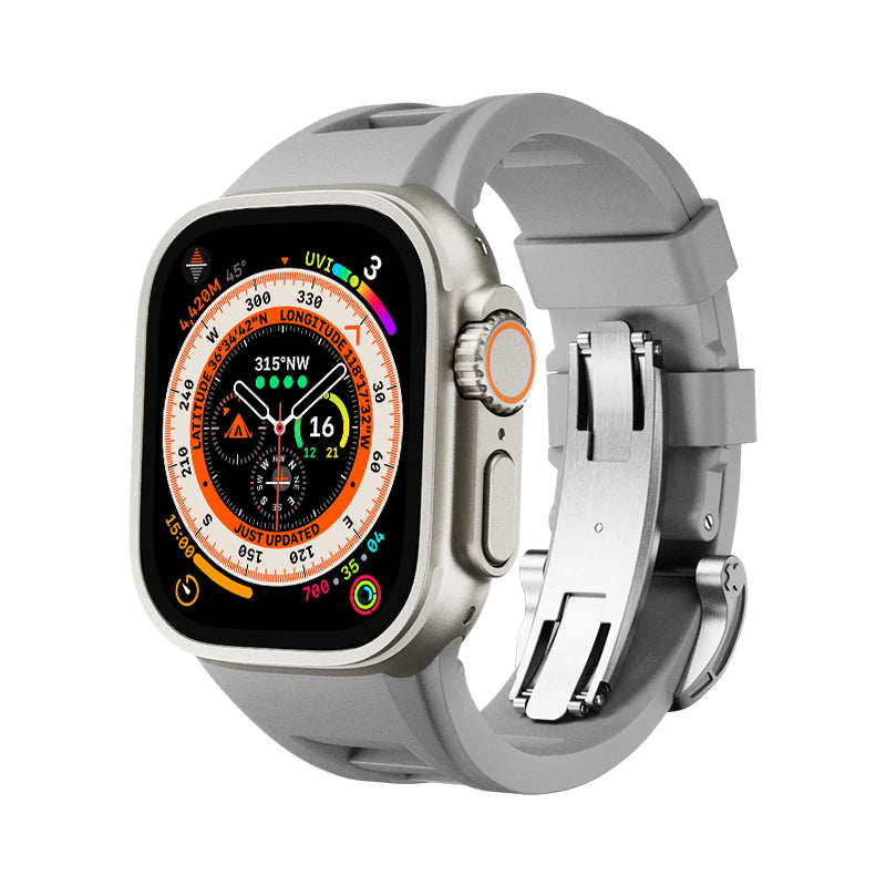 Flexible Rubber Apple Watch Fitness Band Strap