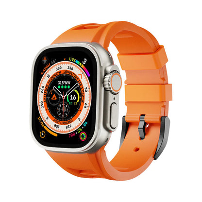 Flexible Rubber Apple Watch Fitness Band Strap