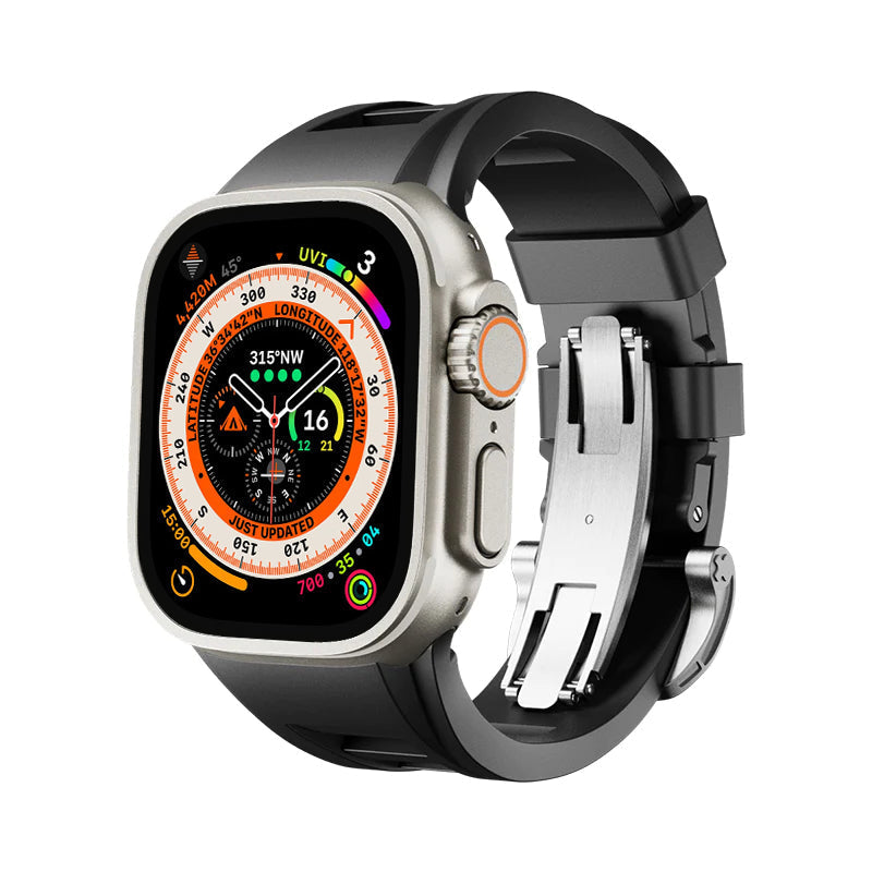 Flexible Rubber Apple Watch Fitness Band Strap