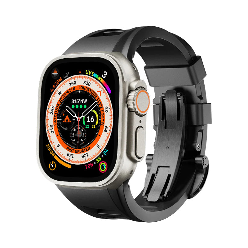 Flexible Rubber Apple Watch Fitness Band Strap