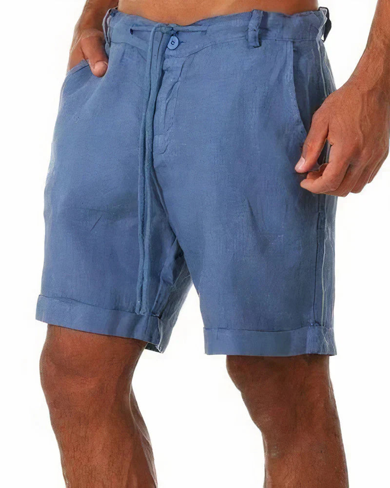 Comfortable Linen Beach Shorts - OutfitLondon